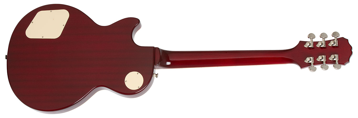 Epiphone Les Paul Standard Plus Top Pro Ch - Wine Red - Enkel gesneden elektrische gitaar - Variation 2