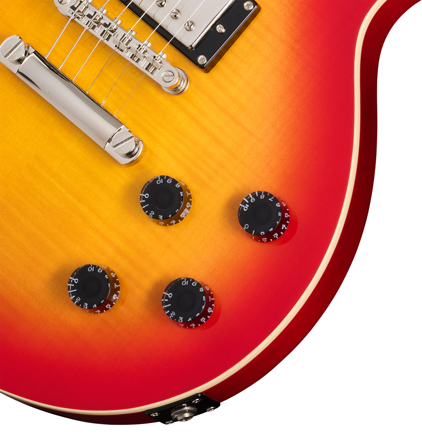 Epiphone Les Paul Tribute Plus Lh Gaucher Ibg 2h Ht Rw - Heritage Cherry Sunburst - Single cut gitaar - Variation 3