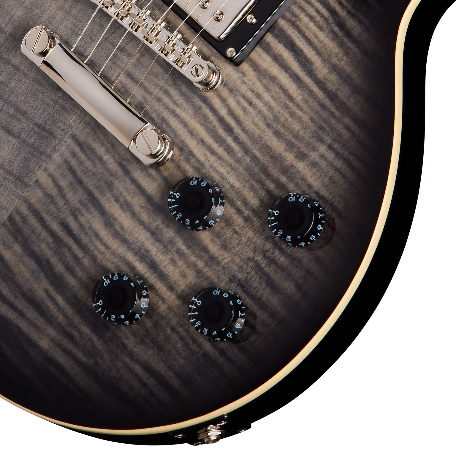 Epiphone Les Paul Tribute Plus Lh Gaucher Ibg 2h Ht Rw - Ebony Burst - Single cut gitaar - Variation 3