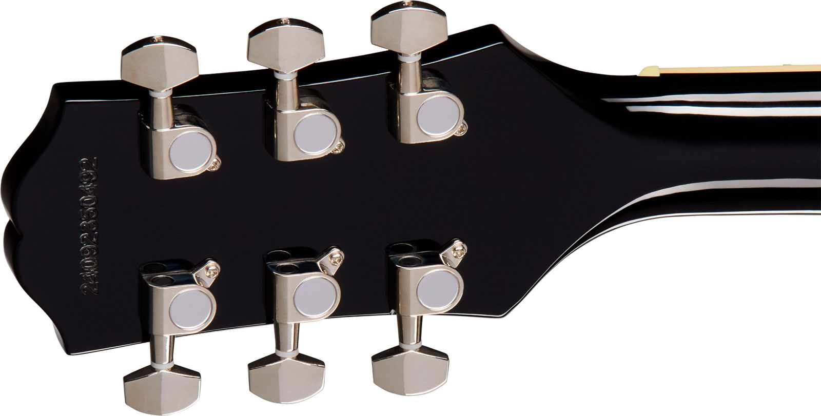 Epiphone Les Paul Tribute Plus Lh Gaucher Ibg 2h Ht Rw - Ebony Burst - Single cut gitaar - Variation 5