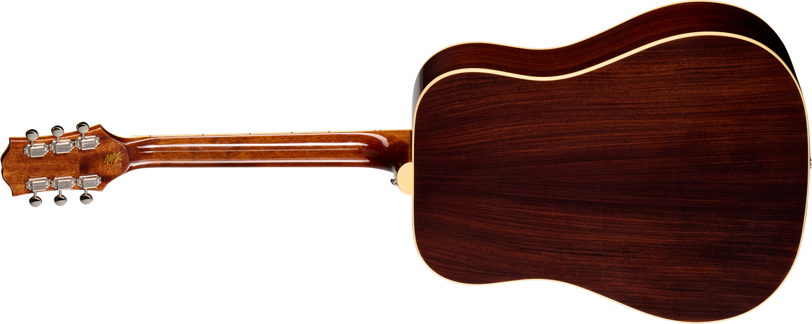 Epiphone Marcus King El Dorado Dreadnought Shsc Epicea Palissandre Rw - Antique Natural - Semi hollow elektriche gitaar - Variation 1