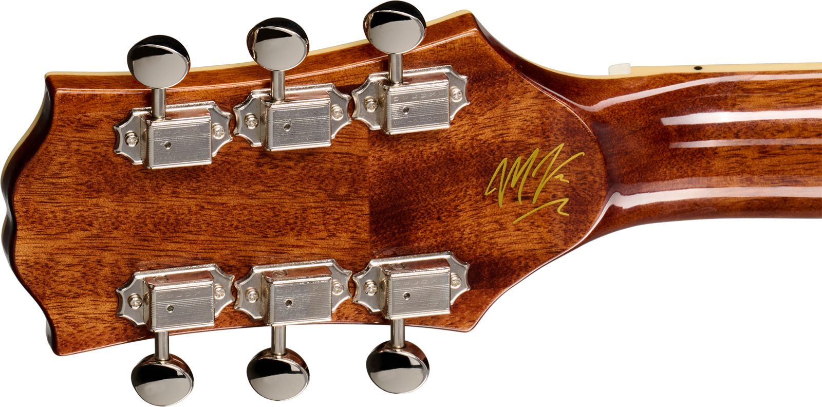 Epiphone Marcus King El Dorado Dreadnought Shsc Epicea Palissandre Rw - Antique Natural - Semi hollow elektriche gitaar - Variation 6