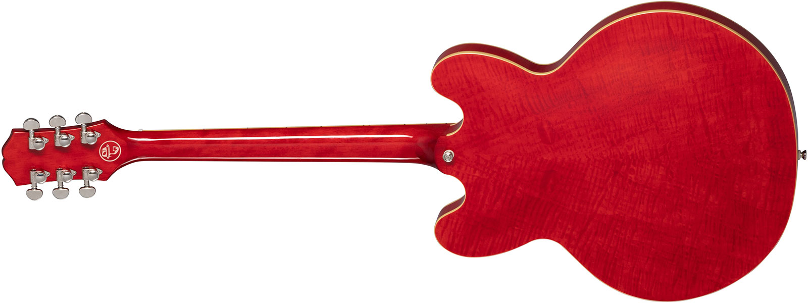 Epiphone Marty Schwartz Es-335 Signature 2h Ht Lau - Sixties Cherry - Kenmerkende elektrische gitaar - Variation 1