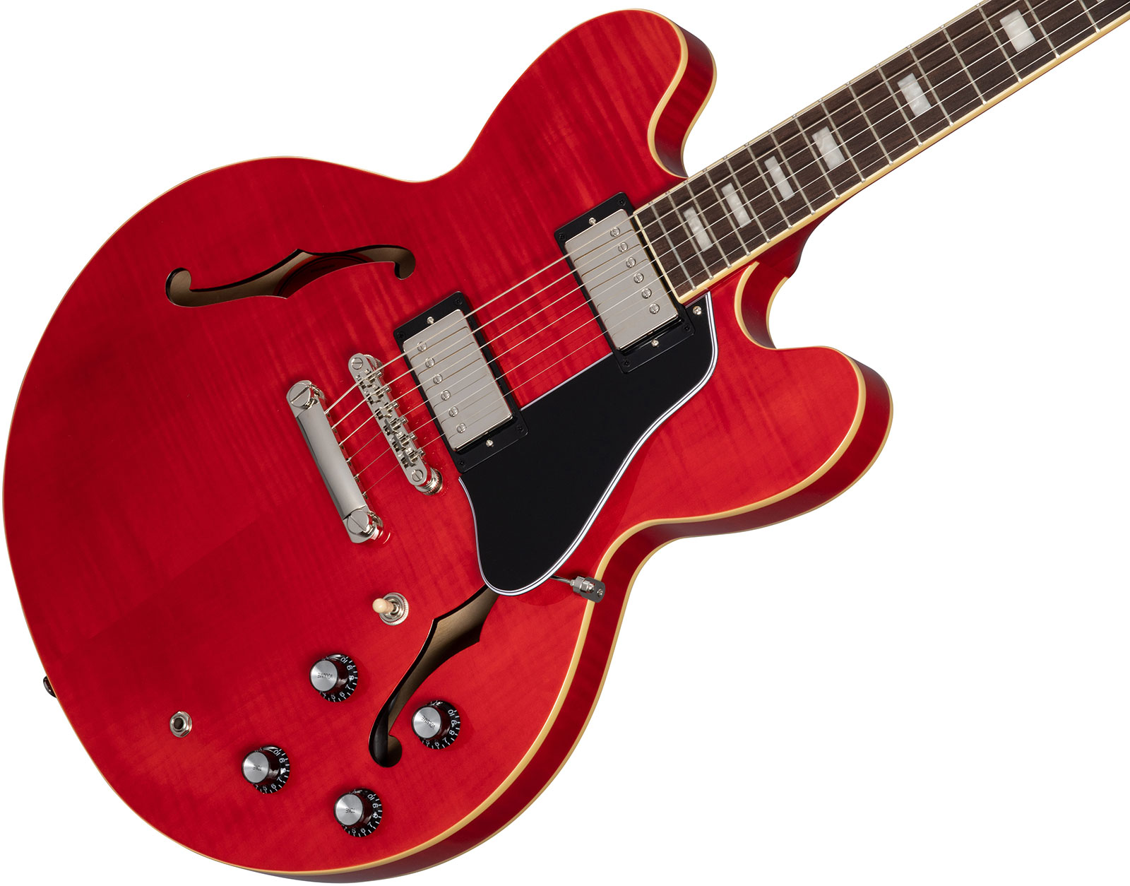 Epiphone Marty Schwartz Es-335 Signature 2h Ht Lau - Sixties Cherry - Kenmerkende elektrische gitaar - Variation 3