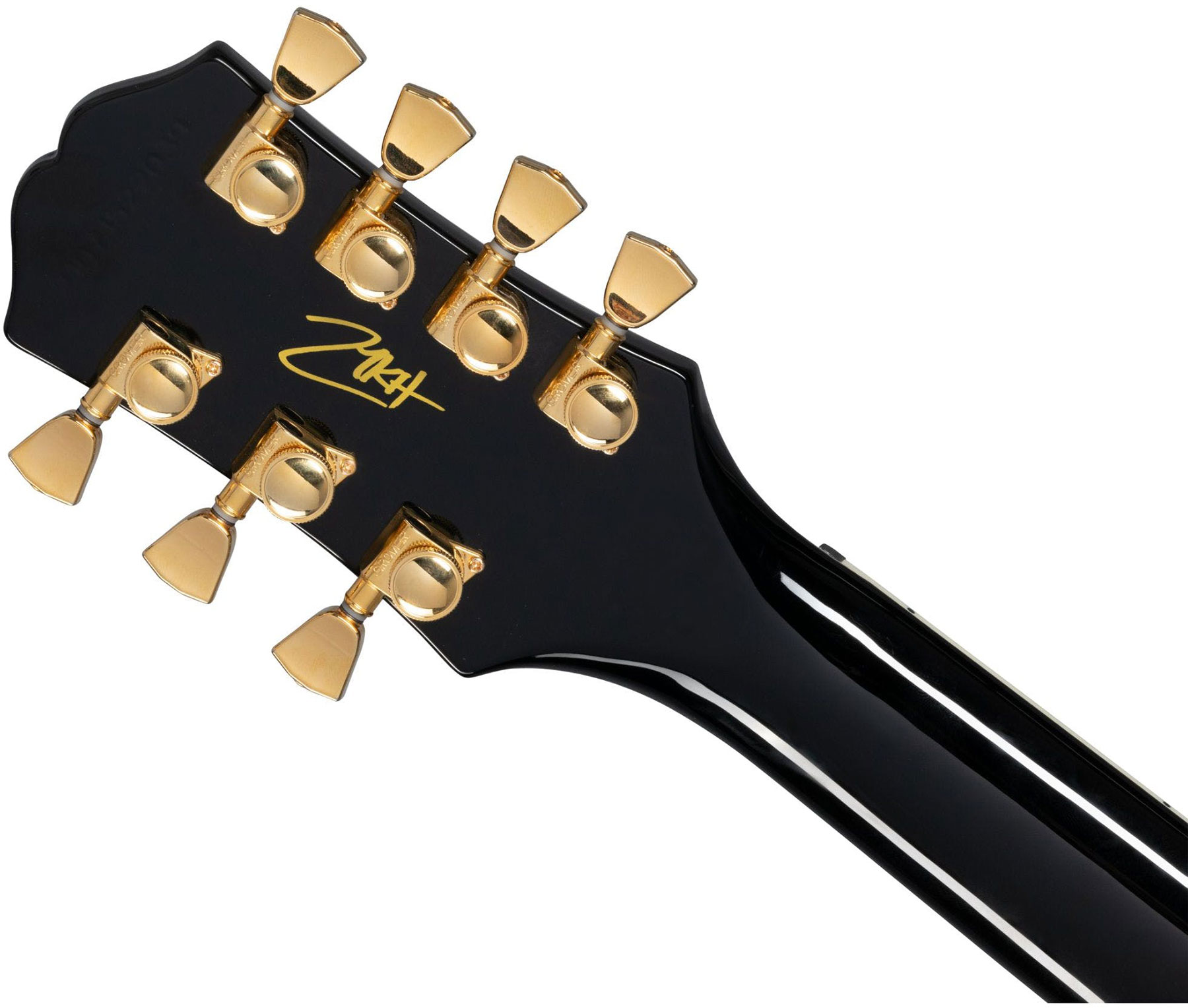 Epiphone Matt Heafy Les Paul Custom Origins 7c Signature 2h Fishman Fluence Custom Ht Eb - Ebony - 7-snarige elektrische gitaar - Variation 4