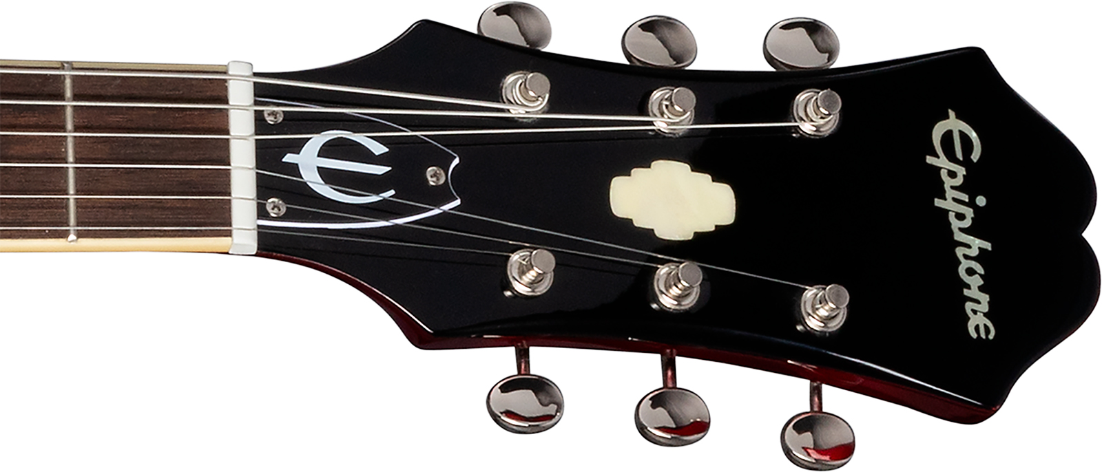 Epiphone Riviera Original Archtop 2mh Ht Rw - Sparkling Burgundy Top - Semi hollow elektriche gitaar - Variation 4