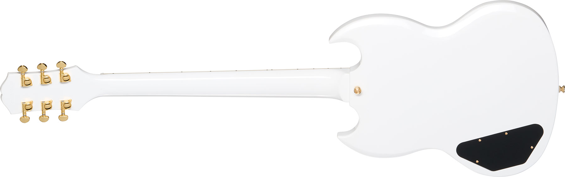 Epiphone Sg Custom Insp. By Gibson 2h Ht Eb - Alpine White - Guitarra eléctrica de doble corte. - Variation 1