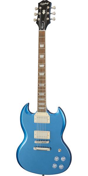 Epiphone Sg Muse Modern 2h Ht Lau - Radio Blue Metallic - Retro-rock elektrische gitaar - Variation 1