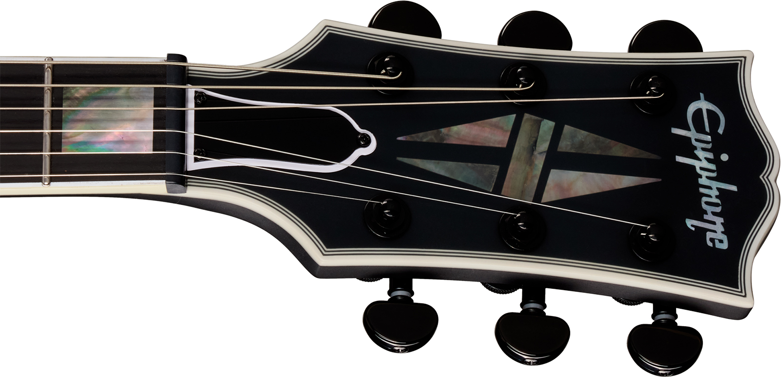Epiphone Sg Prophecy Modern 2h Fishman Fluence Ht Eb - Obsidian Storm Satin - Double cut gitaar - Variation 5