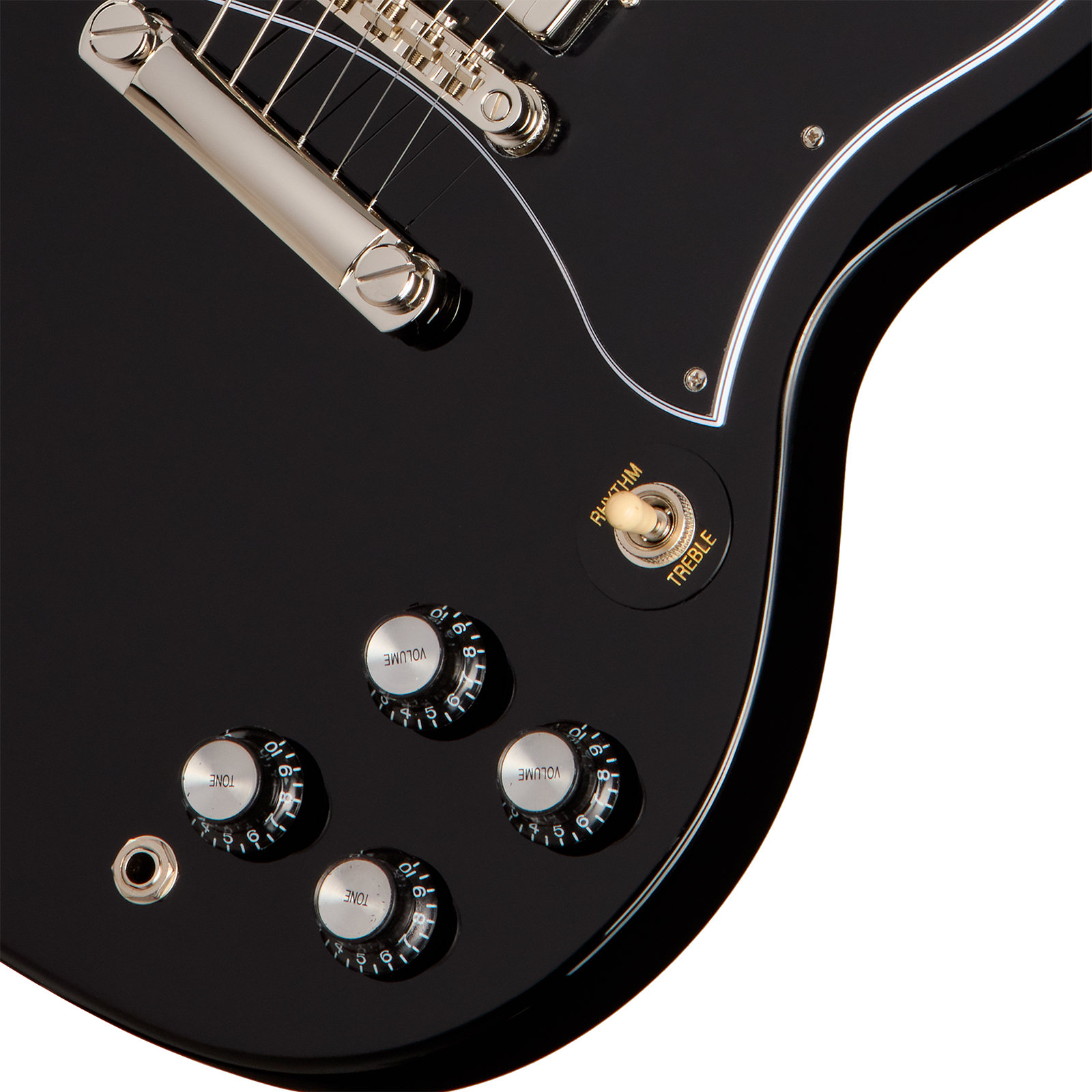 Epiphone Sg Standard Ibg 2h Ht Rw - Ebony - Double cut gitaar - Variation 3