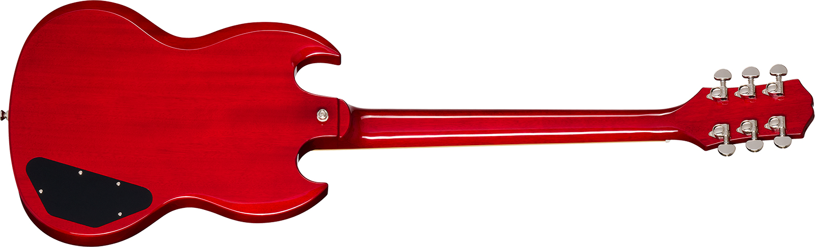 Epiphone Sg Standard Lh Ibg Gaucher 2h Ht Rw - Cherry - Double cut gitaar - Variation 1