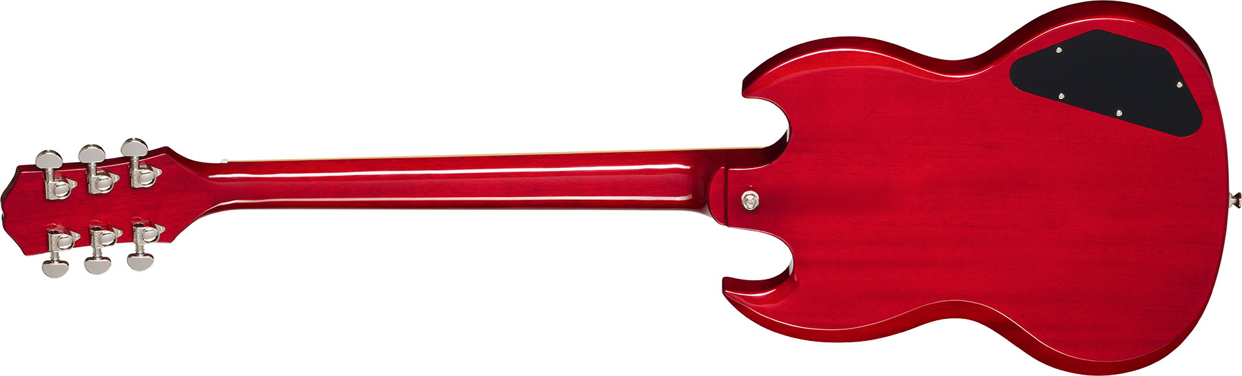 Epiphone Sg Standard Lh I.b.g Modern Gaucher 2h Ht Lau - Cherry - Double cut gitaar - Variation 1