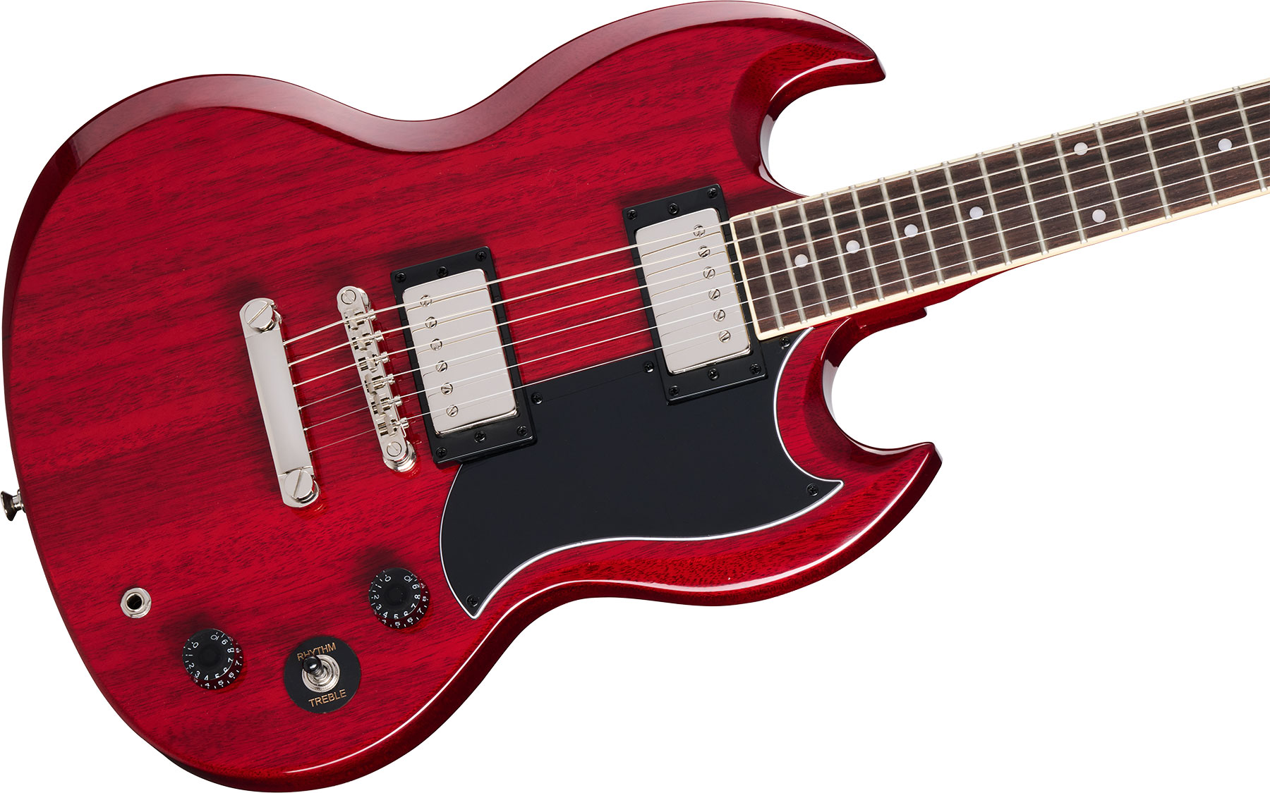 Epiphone Sg Tribute Sg Prophecy Inspired By / Modern 2h Ht Lau - Cherry - Guitarra eléctrica de doble corte. - Variation 3