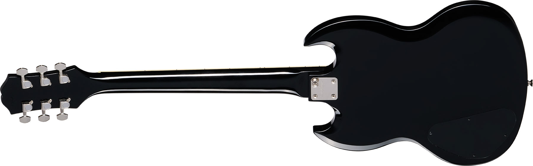 Epiphone Sg Tribute Sg Prophecy Inspired By / Modern 2h Ht Lau - Ebony - Guitarra eléctrica de doble corte. - Variation 6