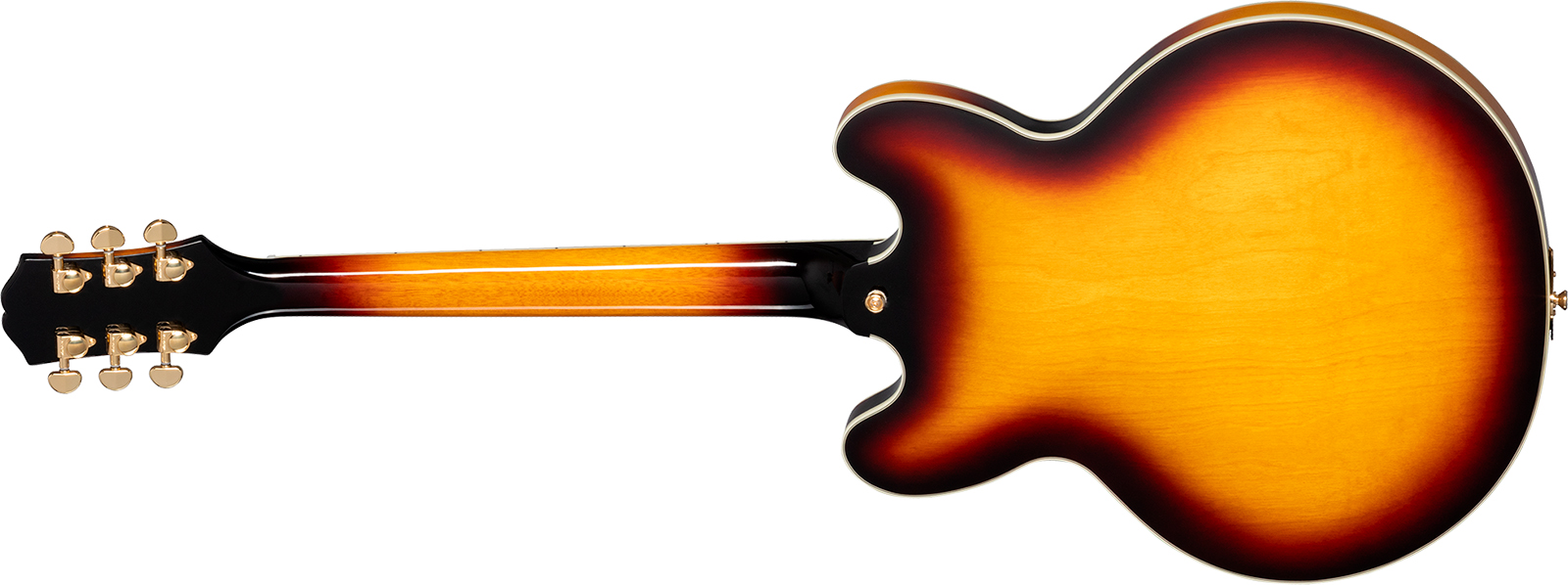 Epiphone Sheraton Original Archtop 2mh Ht Rw - Vintage Sunburst - Semi hollow elektriche gitaar - Variation 1