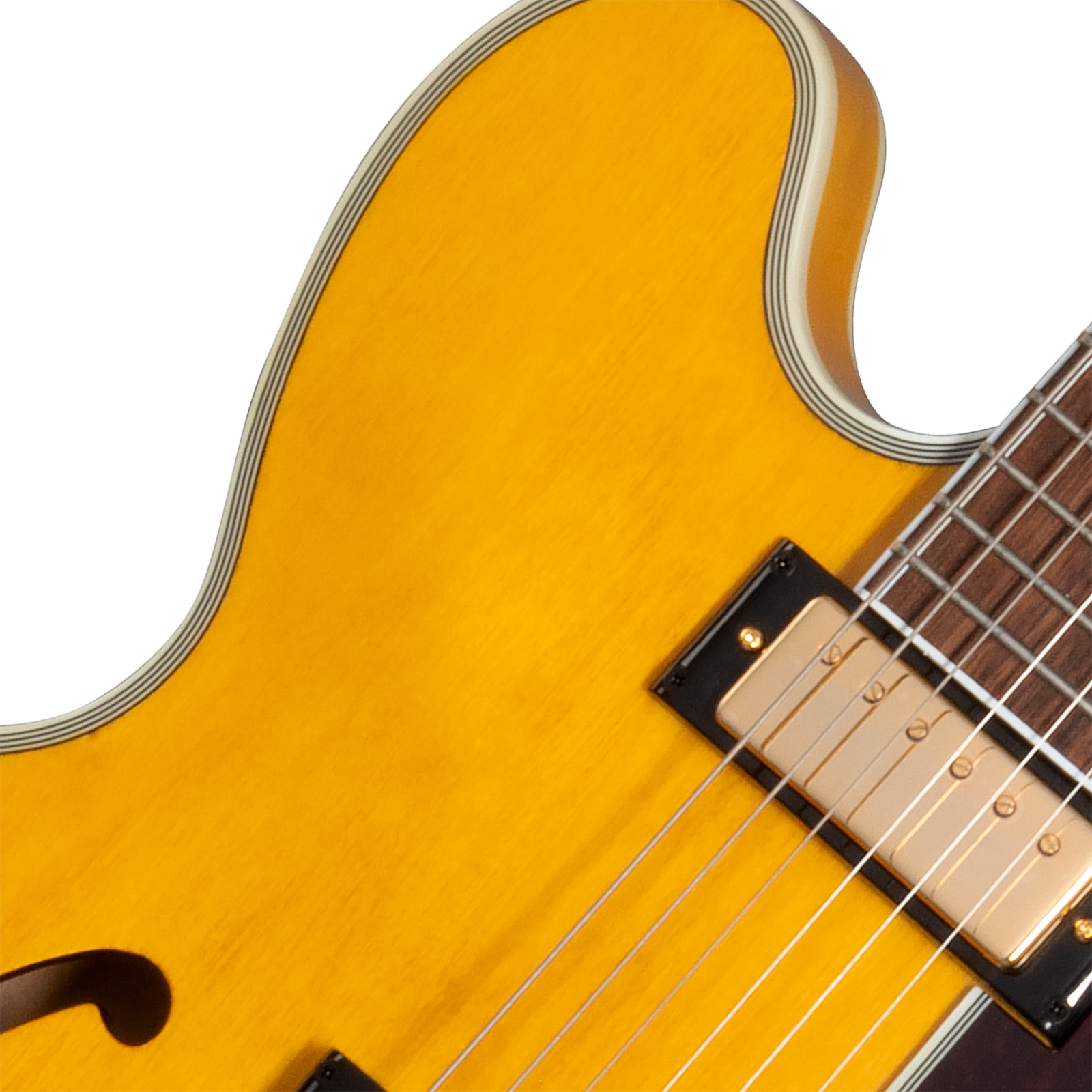 Epiphone Sheraton Original Archtop 2mh Ht Rw - Natural - Semi hollow elektriche gitaar - Variation 2