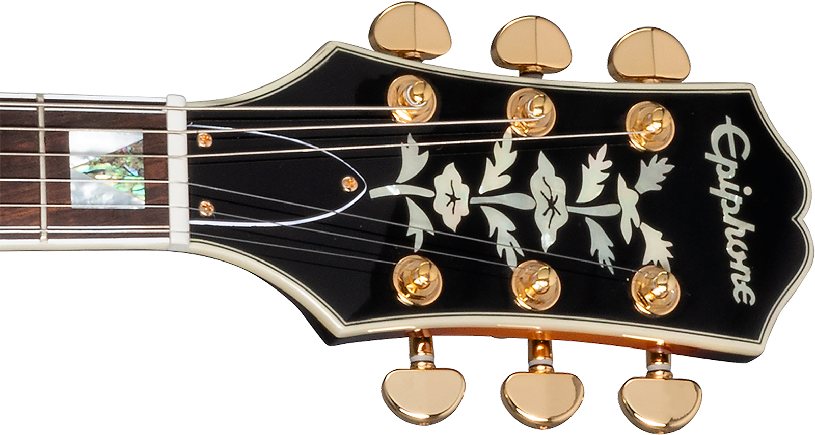 Epiphone Sheraton Original Archtop 2mh Ht Rw - Vintage Sunburst - Semi hollow elektriche gitaar - Variation 4