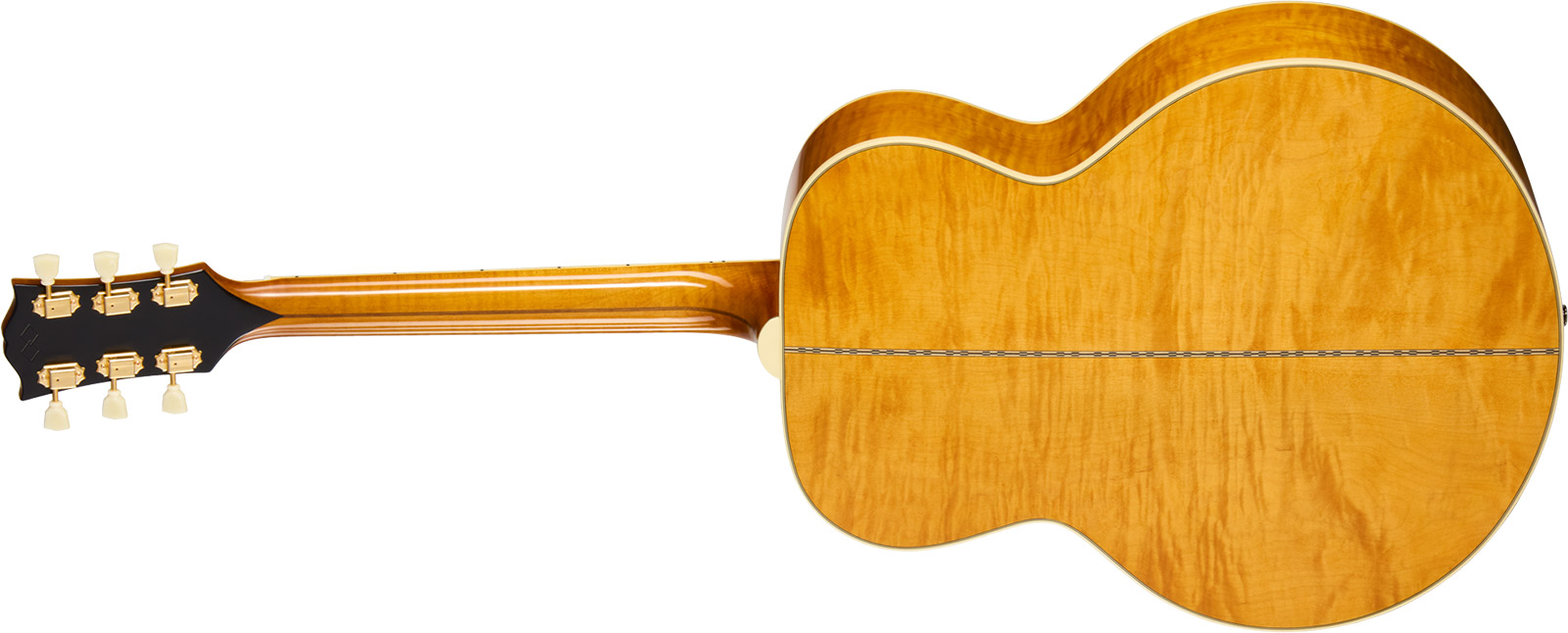 Epiphone Sj200 1957 Reissue Inspired By Gibson Jumbo Epicea Erable Rw - Antique Natural - Folk gitaar - Variation 1