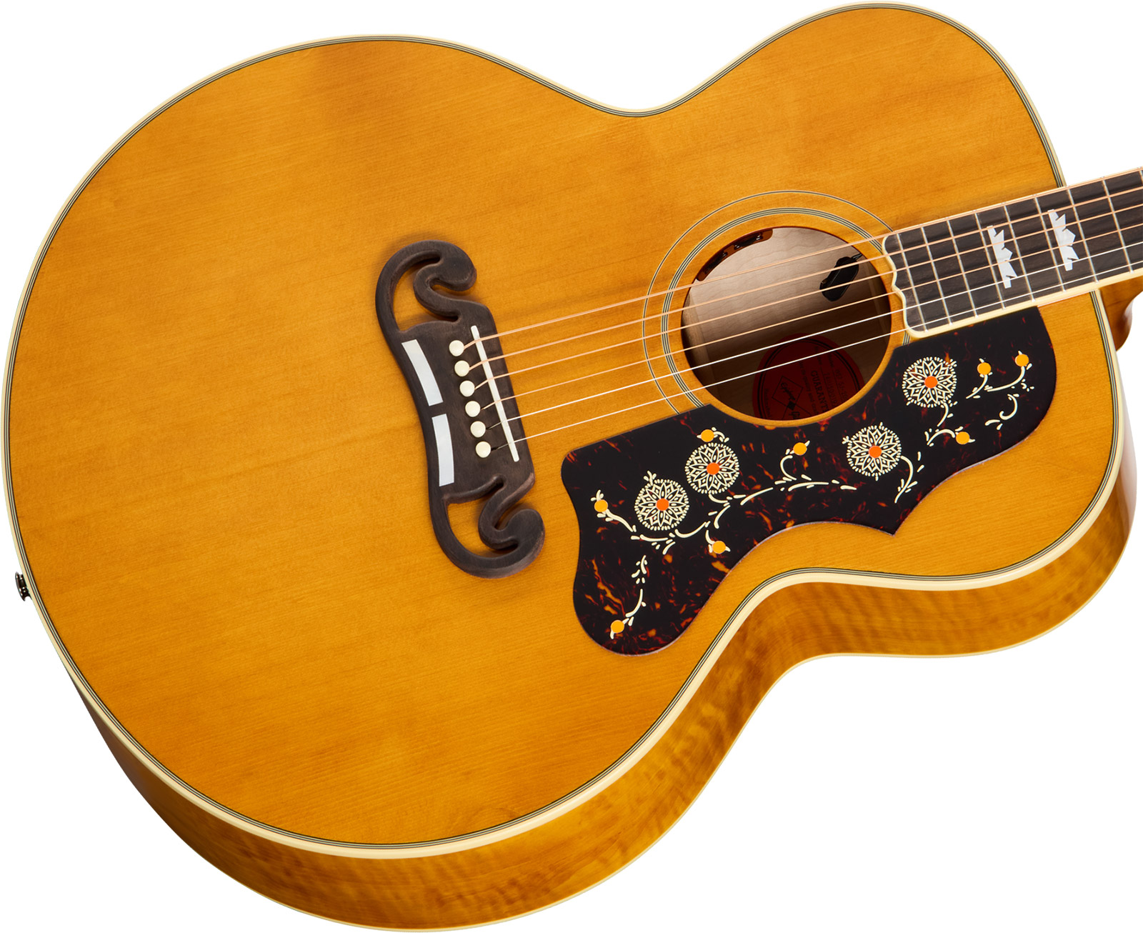Epiphone Sj200 1957 Reissue Inspired By Gibson Jumbo Epicea Erable Rw - Antique Natural - Folk gitaar - Variation 2