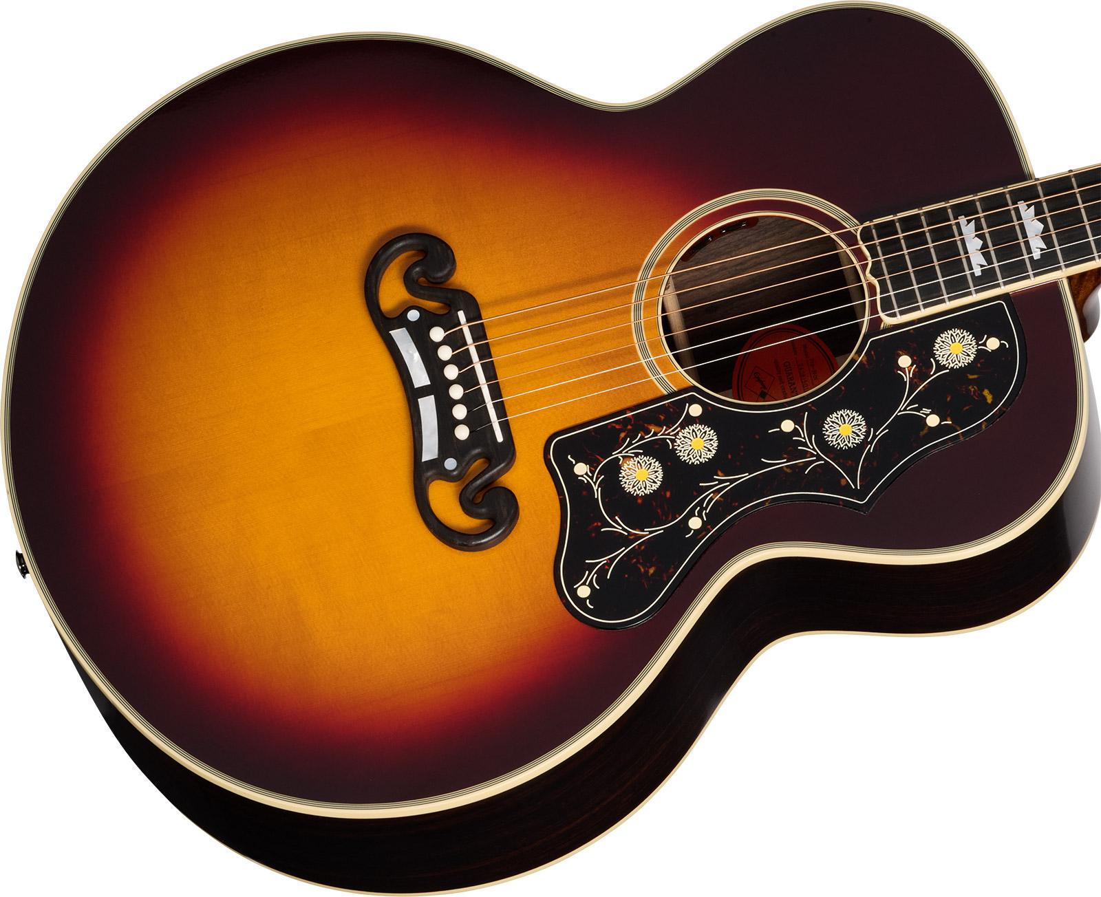 Epiphone Sj200 Pre War Rosewood Reissue Inspired By Gibson Jumbo Epicea Palissandre Eb - Vintage Sunburst - Folk gitaar - Variation 2