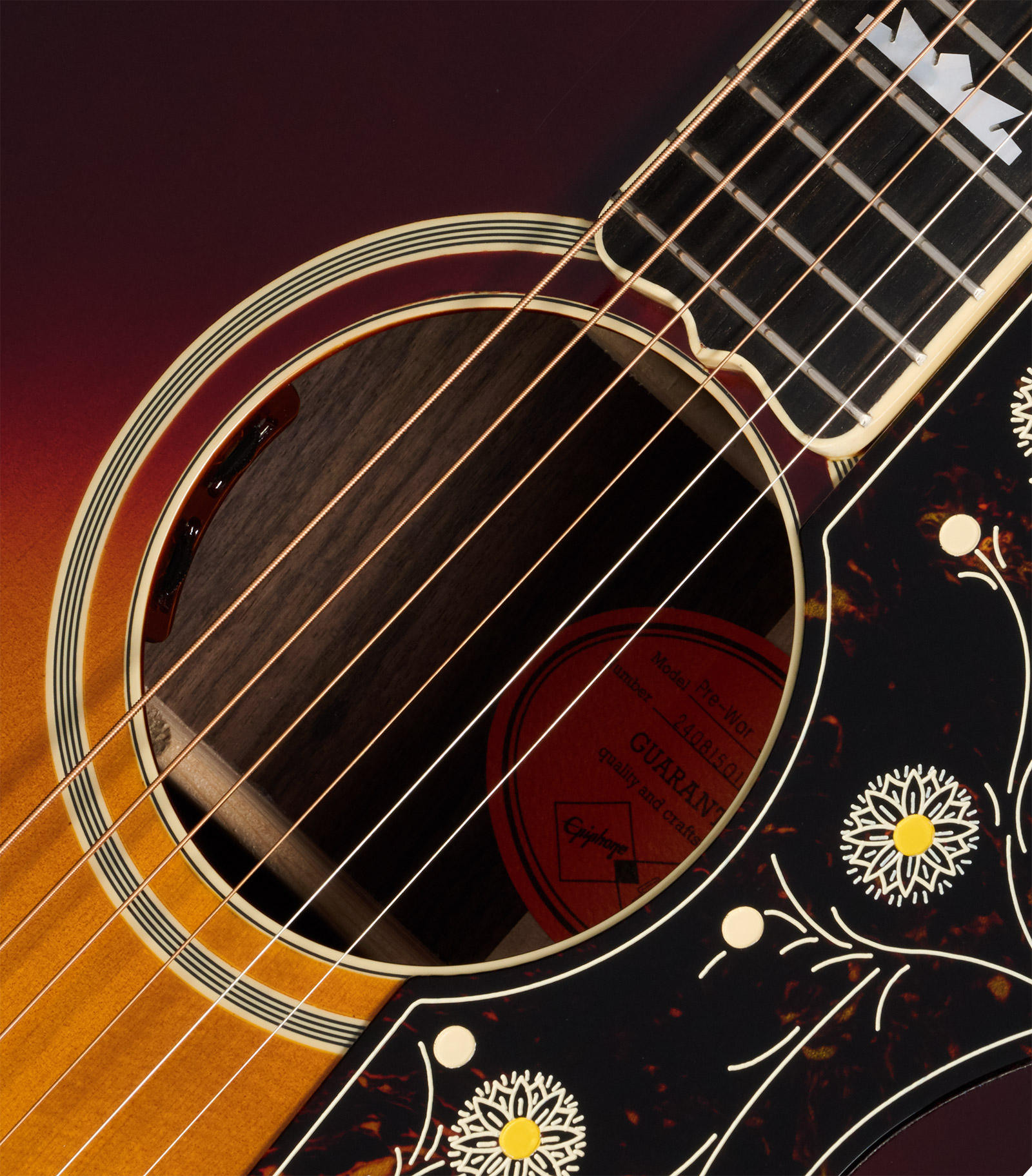 Epiphone Sj200 Pre War Rosewood Reissue Inspired By Gibson Jumbo Epicea Palissandre Eb - Vintage Sunburst - Folk gitaar - Variation 3