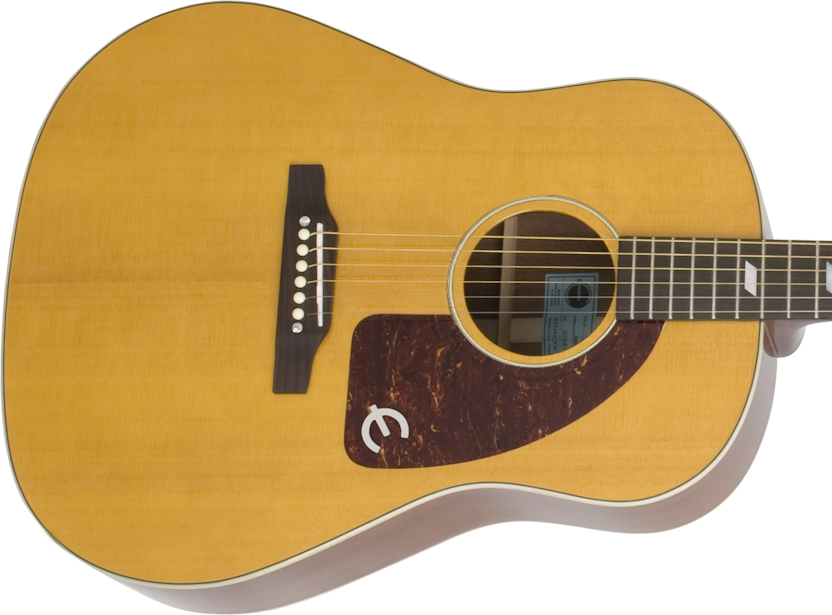 Epiphone Texan Usa Dreadnought Epicea Acajou Rw - Antique Natural - Elektro-akoestische gitaar - Variation 1
