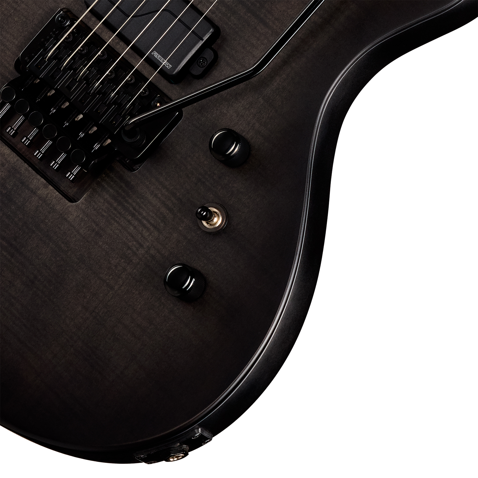 Epiphone Victory Prophecy Modern 2h Fishman Fluence Ht Eb - Obsidian Storm Satin - Elektrische gitaar in Strat vorm - Variation 3