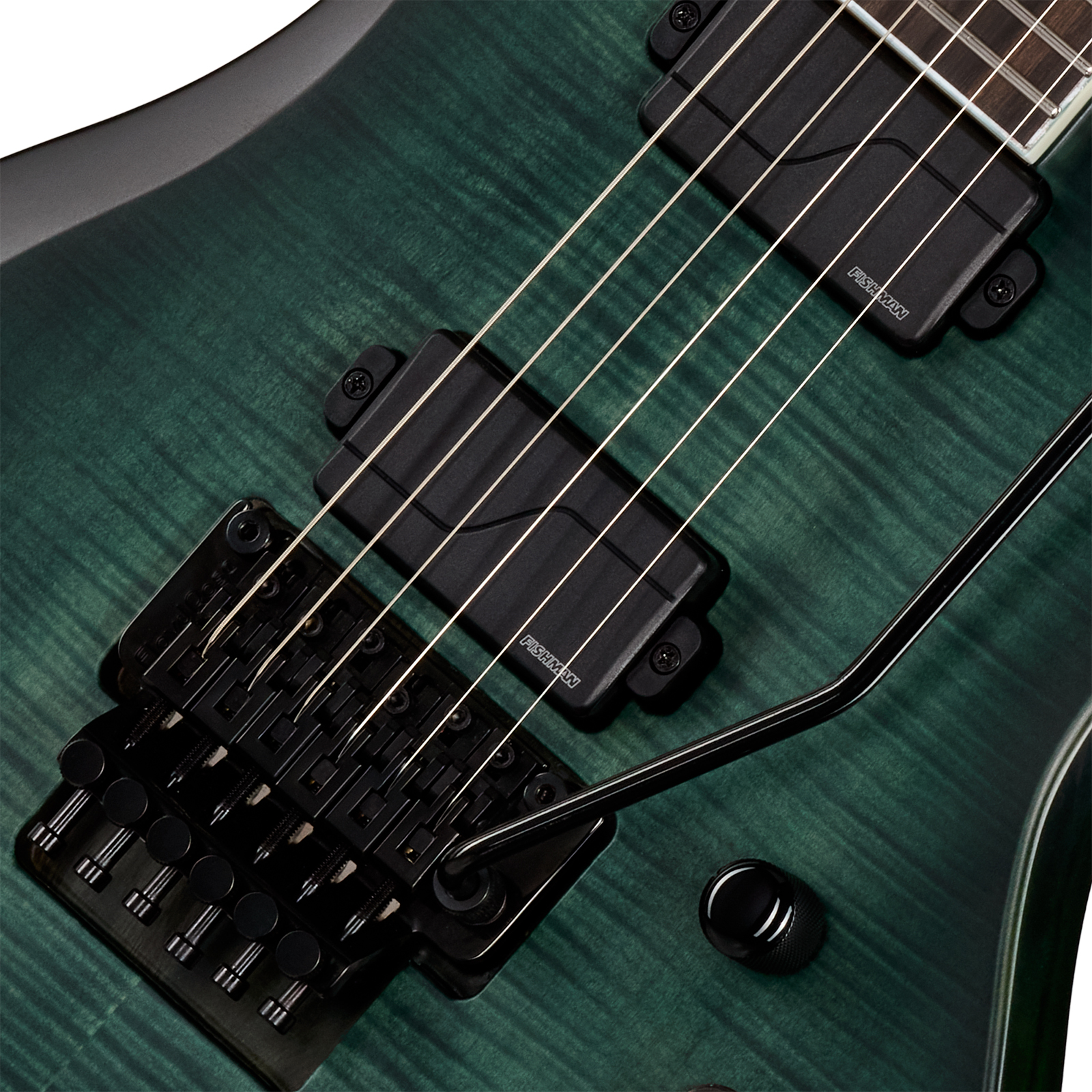 Epiphone Victory Prophecy Modern 2h Fishman Fluence Ht Eb - Aqua Smoke Satin - Elektrische gitaar in Strat vorm - Variation 2