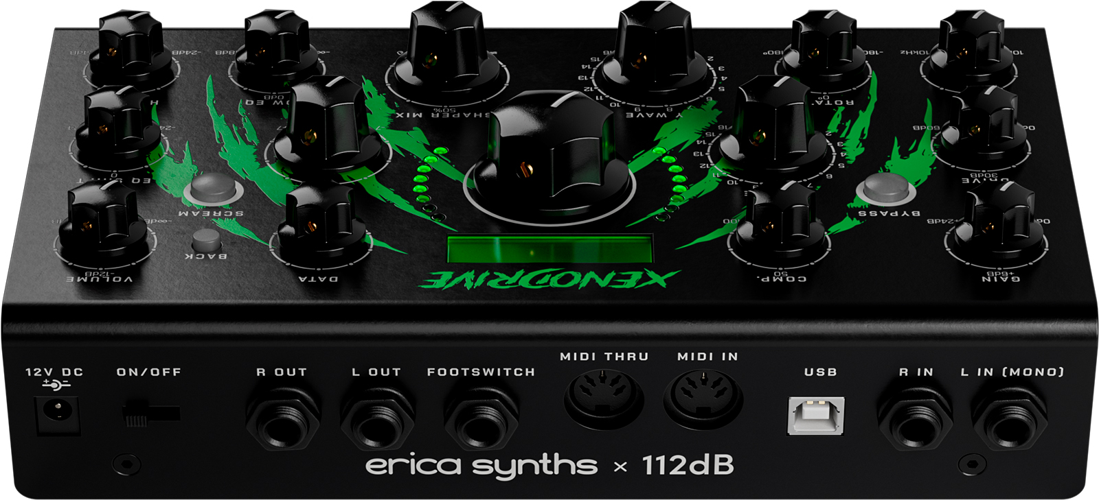 Erica Synths Xenodrive - Reverb/delay/echo effect pedaal - Variation 2