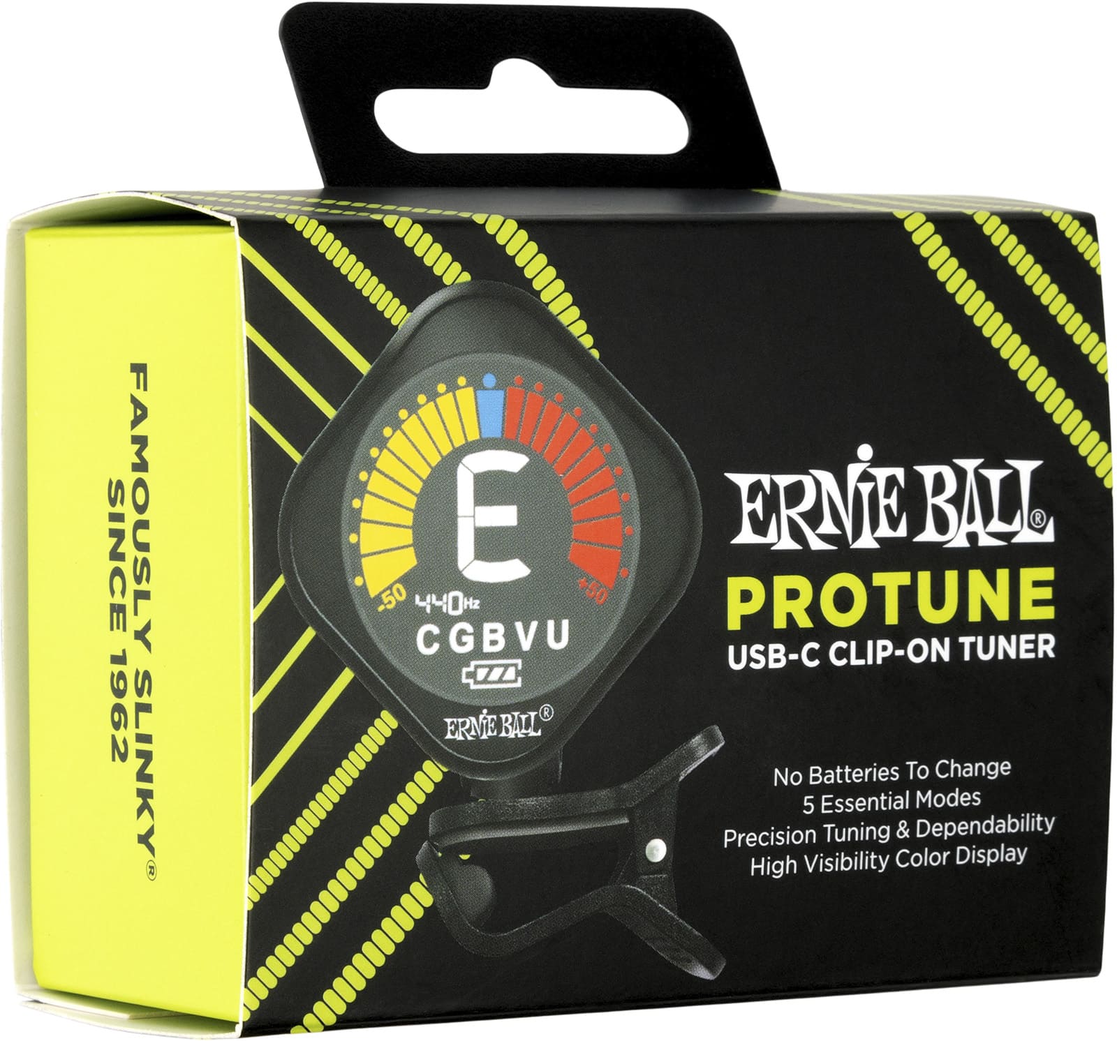 Ernie Ball Accordeur Pro Tune Rechargeable Via Usb-c - Gitaarstemmer - Variation 3