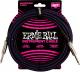 Braided Instrument Cable Straight/Straight 18ft - Purple Black