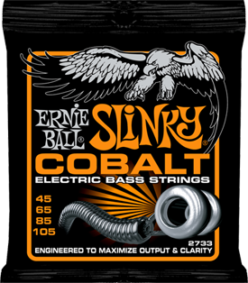 Ernie Ball Jeu De 4 Cordes Bass (4) 2733 Slinky Cobalt 045-105 - Elektrische bassnaren - Main picture