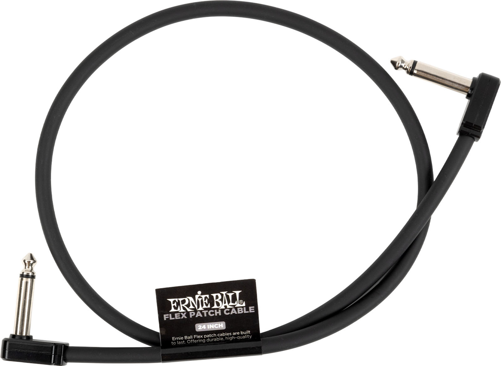 Ernie Ball CÂble De Patch Flex 60cm - Noir - Patch - Main picture