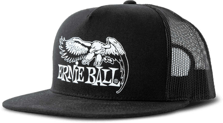 Ernie Ball Casquette Noir - Logo Aigle Eb Blanc - Bier - Main picture