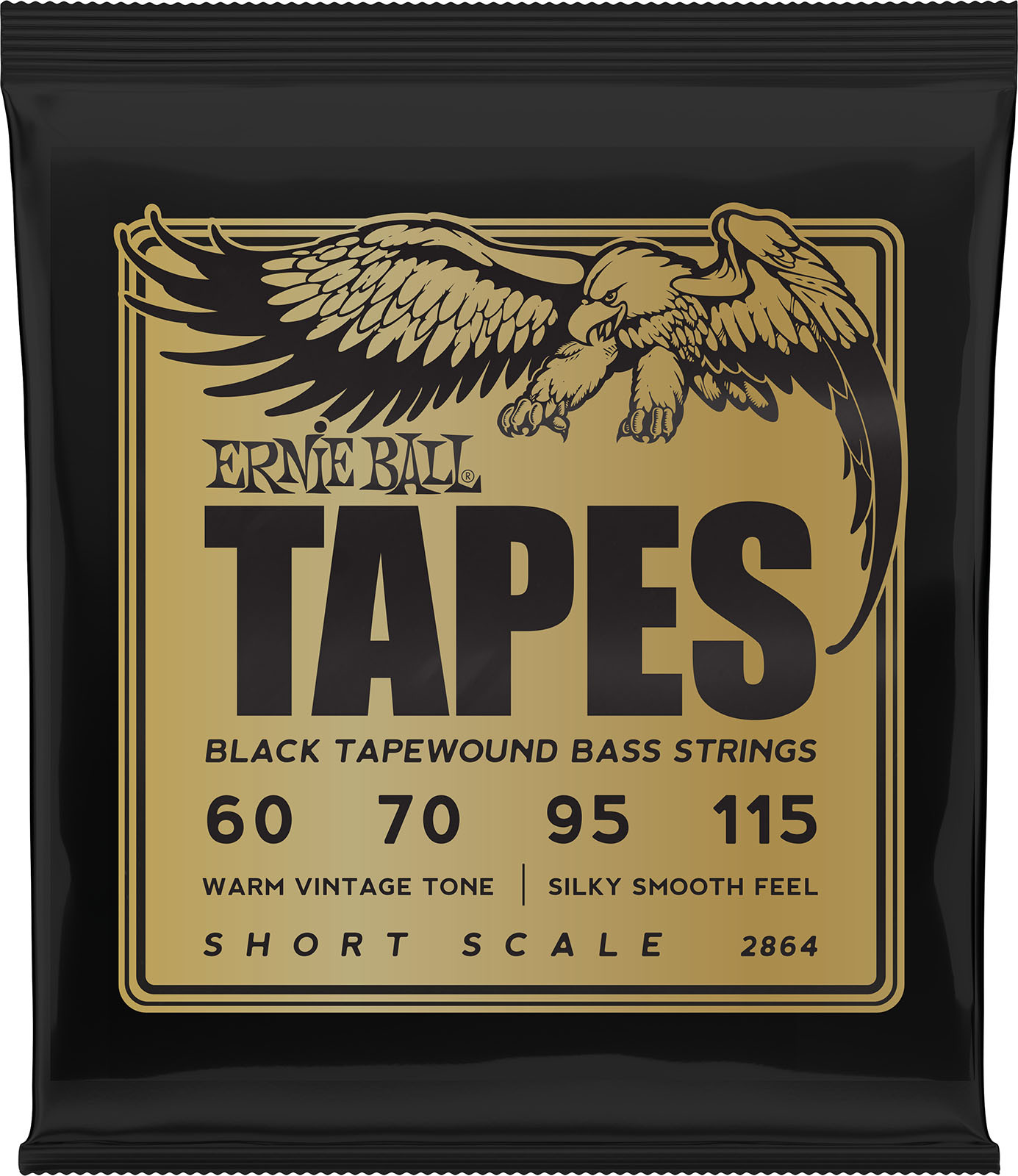 Ernie Ball Jeu De 4 Cordes Cordes Pour Basse électrique Tapes Long Scale 60-115 - Elektrische bassnaren - Main picture