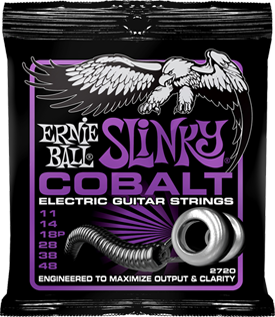 Ernie Ball Jeu De 6 Cordes Electric (6) 2720 Cobalt Power Slinky 11-48 - Elektrische gitaarsnaren - Main picture