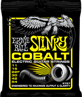 Ernie Ball Jeu De 6 Cordes Electric (6) 2727 Cobalt Beefy Slinky 11-54 - Elektrische gitaarsnaren - Main picture
