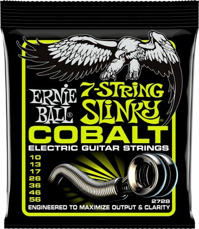 Ernie Ball Jeu De 7 Cordes Electric (7) 2728 Cobalt Regular Slinky 10-56 - Elektrische gitaarsnaren - Main picture