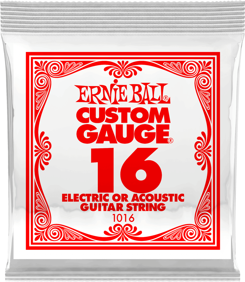 Ernie Ball Corde Au DÉtail Electric / Acoustic (1) 1016 Slinky Nickel Wound 16 - Elektrische gitaarsnaren - Main picture