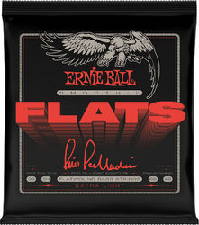 Elektrische bassnaren Ernie ball Pino Palladino Extra Light signature flat wound bass strings 38-98 - Set van 4 snaren