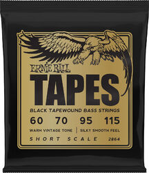 Elektrische bassnaren Ernie ball Cordes pour basse électrique Tapes long scale 60-115 - Set van 4 snaren