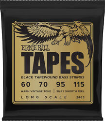 Elektrische bassnaren Ernie ball Cordes pour basse électrique Tapes long scale 60-115 - Set van 4 snaren