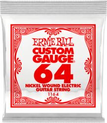 Elektrische gitaarsnaren Ernie ball Electric (1) 1164 Slinky Nickel Wound 64 - Snaar per stuk