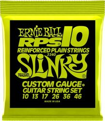 Elektrische gitaarsnaren Ernie ball Electric (6) 2240 RPS-10 Regular Slinky 10-46 - Snarenset