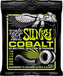 Elektrische gitaarsnaren Ernie ball Electric (6) 2721 Cobalt Regular Slinky 10-46 - Snarenset