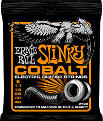 Elektrische gitaarsnaren Ernie ball Electric (6) 2722 Cobalt Hybrid Slinky 9-46 - Snarenset