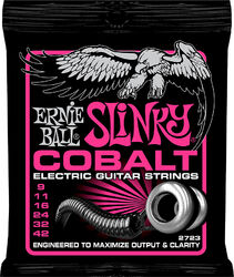 Elektrische gitaarsnaren Ernie ball Electric (6) 2723 Cobalt Super Slinky 9-42 - Snarenset
