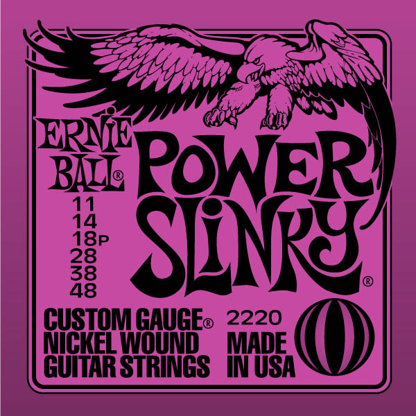 Ernie Ball Electric (6) 2220 Power Slinky 11-48 - Elektrische gitaarsnaren - Variation 1