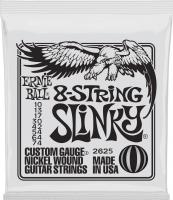 P02625 Electric Guitar 8-String Set Slinky Nickel Wound 10-74 - 8-snarige set