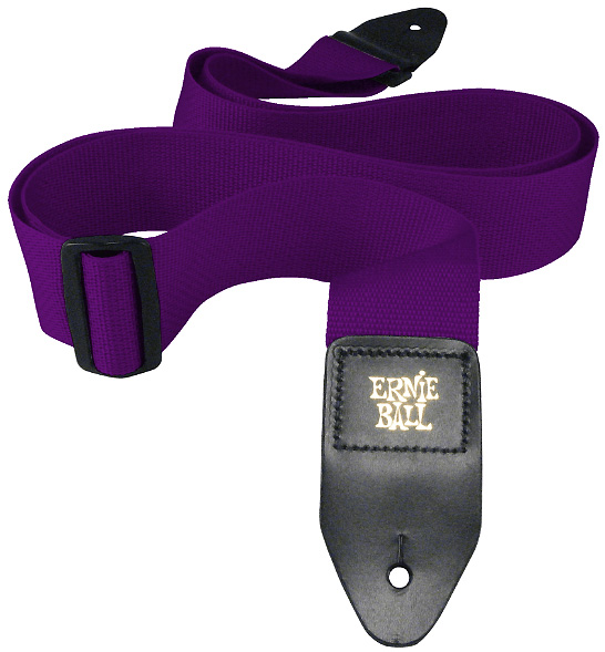 Ernie Ball Polypro 2.inc Guitar Strap Purple - Gitaarriem - Variation 1